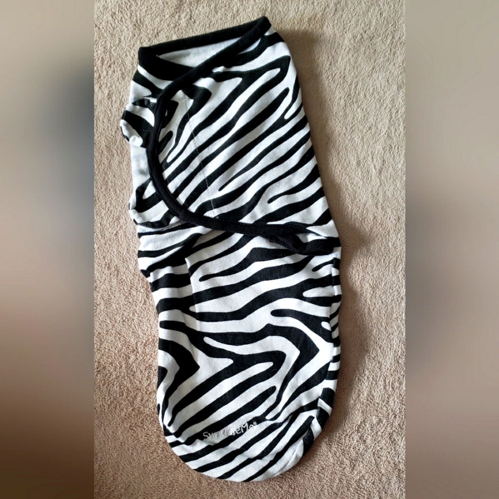 Swaddle Me Zebra Newborn Blanket Wrap 0-3 months 7-14lbs